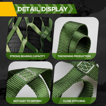 Heavy Duty Cargo Lifting Net for Multiple Vehicles (6.56' x 6.56', 3800 lbs)