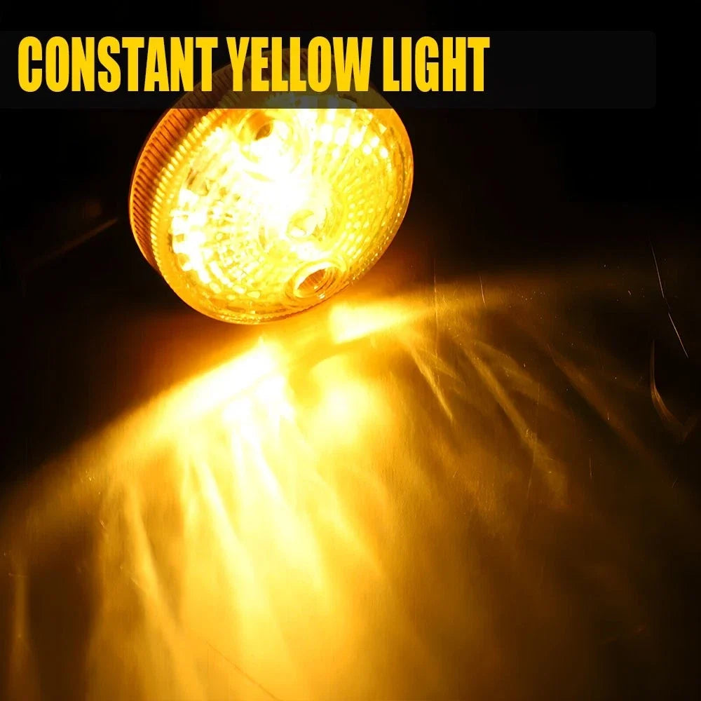 Set of 4 Motorcycle Turn Signals Blinker Lights for Honda Yamaha Kawasaki