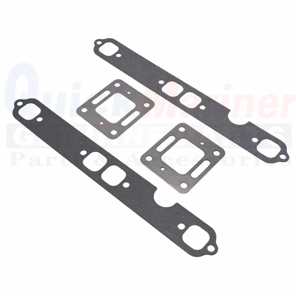 Exhaust Manifold Gasket Kit for Mercruiser 5.0L 5.7L V8 (27-863724, 27-33395)
