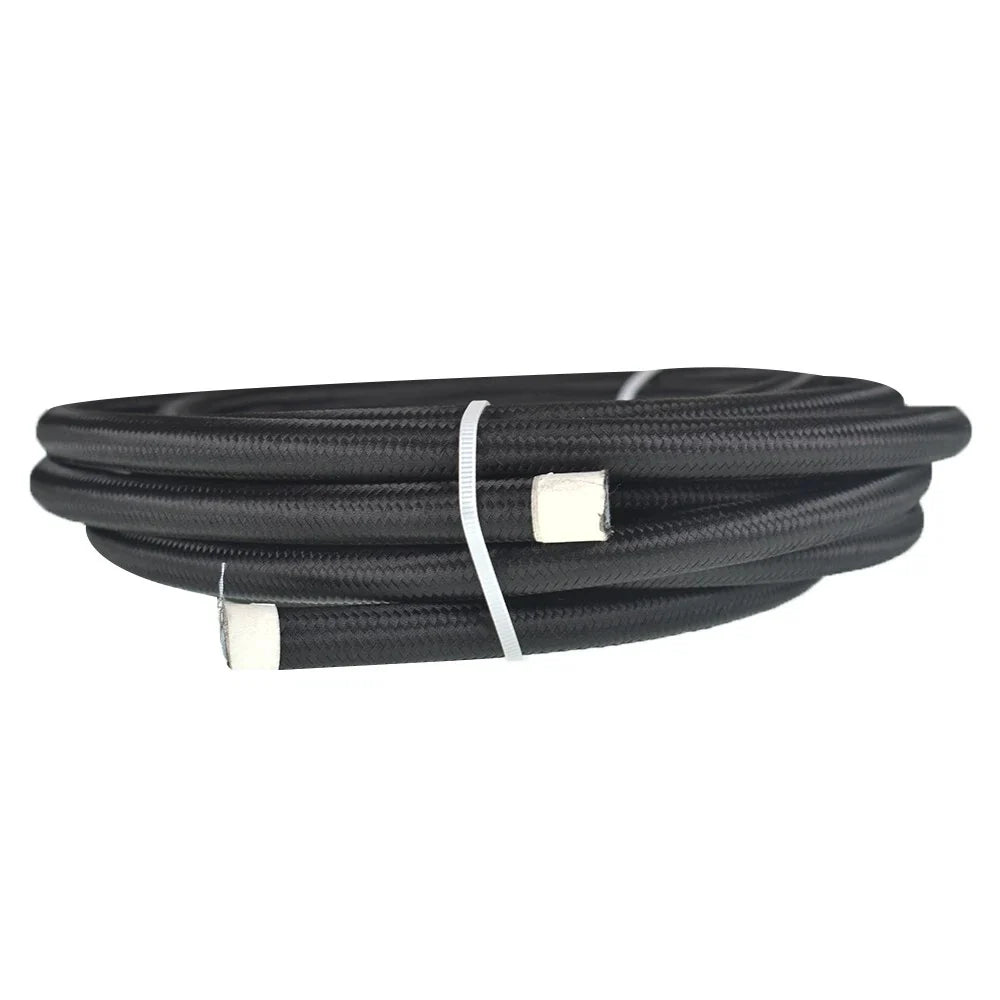 8AN Braided Oil Fuel Hose Line for Universal Applications (20 Feet)