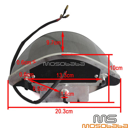 LED E4 Stop Tail Light Reflector for BMW F800 S/ST, F650/R1200 GS