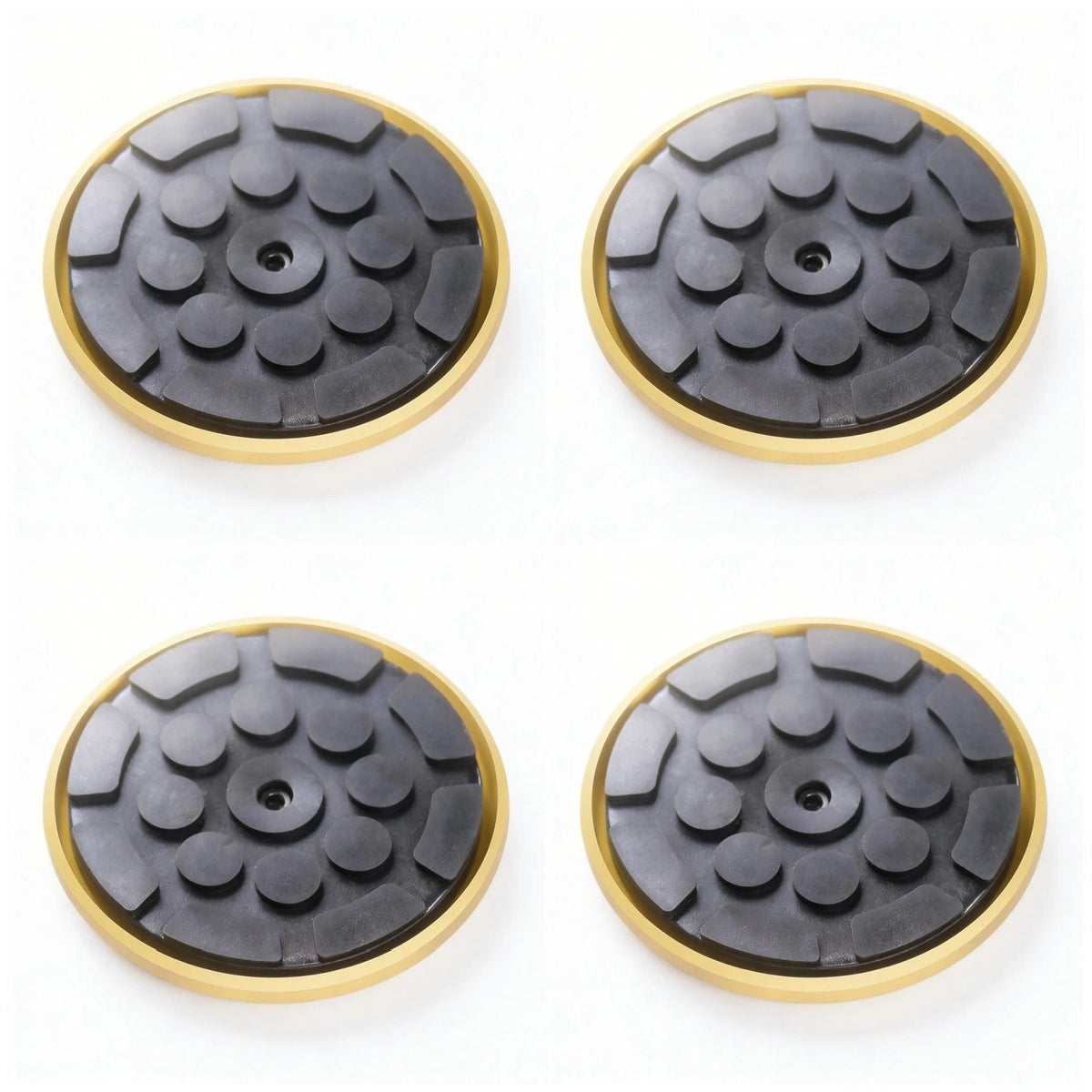 4Pcs Round Lift Adapter with Rubber Pad for Atlas Automotive Equipment