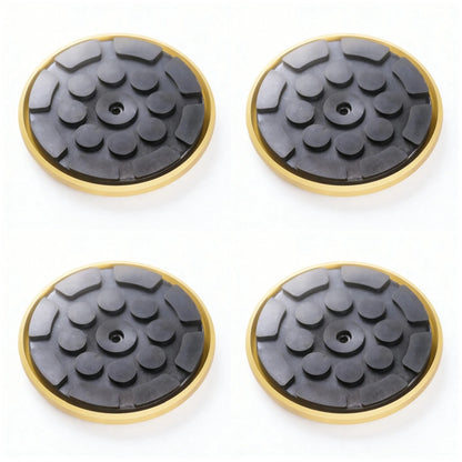4Pcs Round Lift Adapter with Rubber Pad for Atlas Automotive Equipment