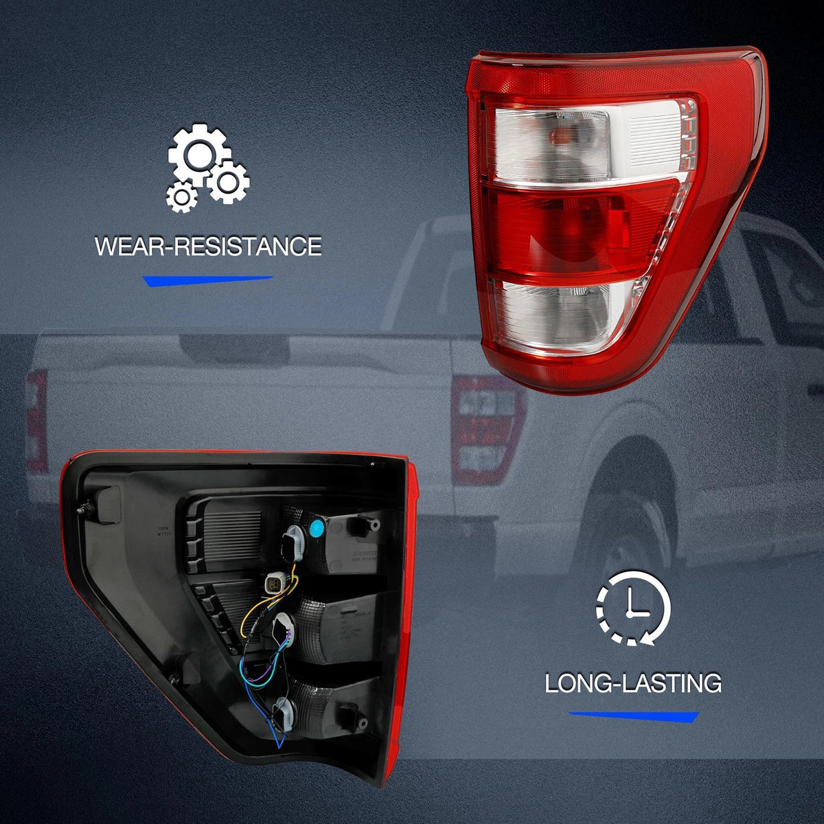 Rear Right Halogen Tail Light for Ford F-150 (2021–2023) ML3Z13404E