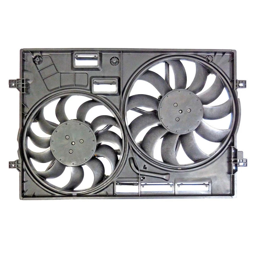 Radiator and Condenser Fan Assembly for Audi TT (2018–2019) LLX-VW3115125-CL360A71, VW3115125