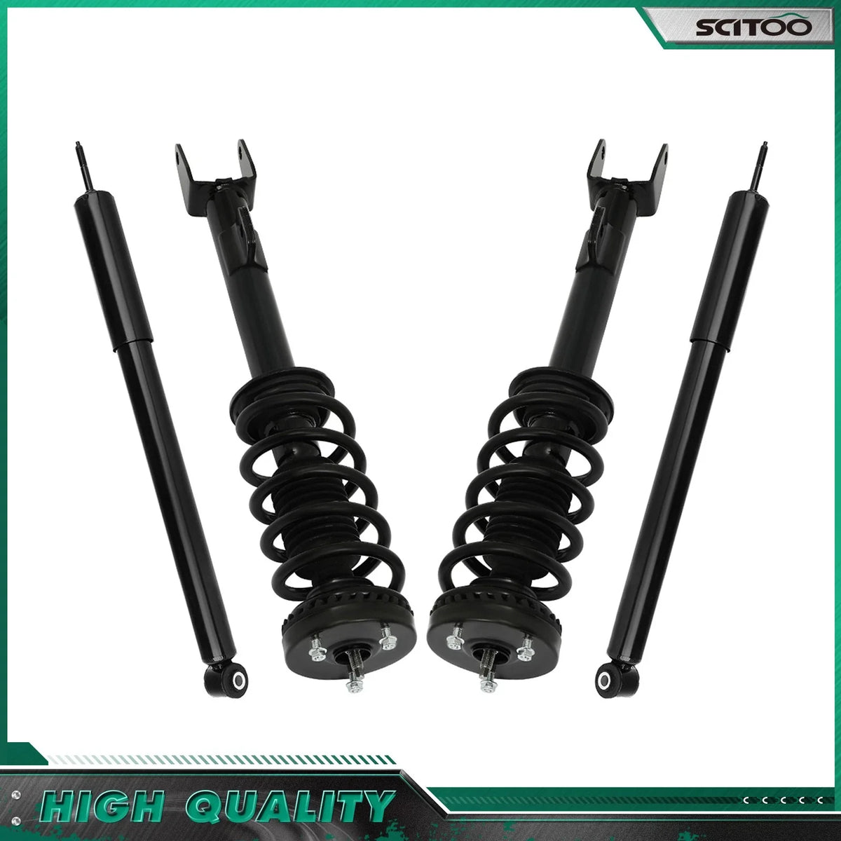 Front Complete Struts & Rear Shocks Mount Kits for Chrysler 300 RWD (2011–2019)