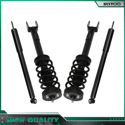 Front Complete Struts & Rear Shocks Mount Kits for Chrysler 300 RWD (2011–2019)
