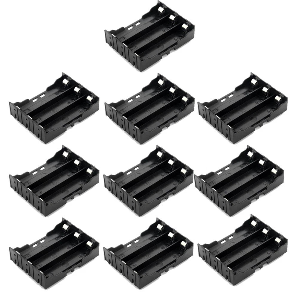10Pcs 3 Slot Battery Holder for 18650 Power Bank Case