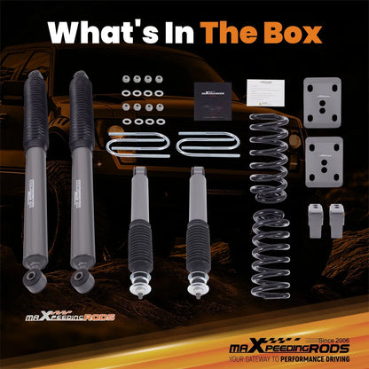 3" Drop Suspension Kit for Ford F150 F100 2WD (1980–1996) with Shocks