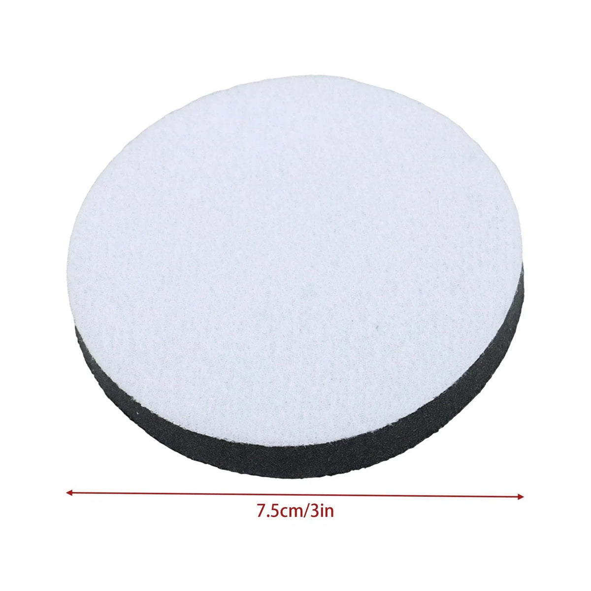 Set of 10 Soft Foam Sponge Pads for Orbital Sander 3 Inch