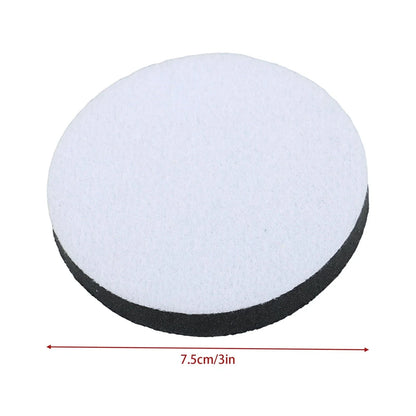 Set of 10 Soft Foam Sponge Pads for Orbital Sander 3 Inch