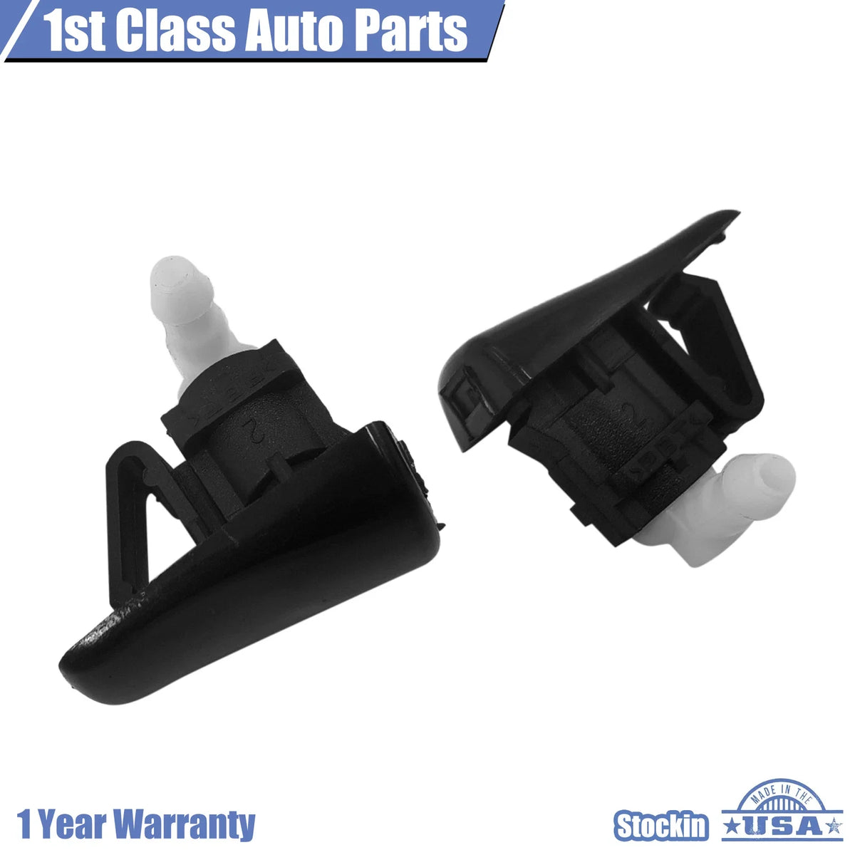 2X Windshield Washer Nozzles for Cadillac CTS SRX (2003–2009)