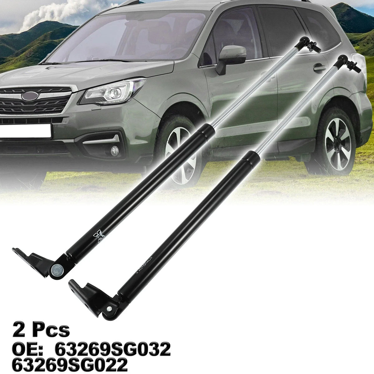 2 Pcs Rear Trunk Lift Supports Struts Gas Spring 63269SG032 for Subaru