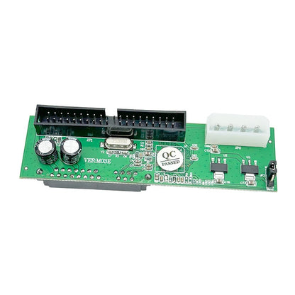2X PATA IDE to SATA Adapter Card for 3.5/2.5 HDD 7+15 Pin