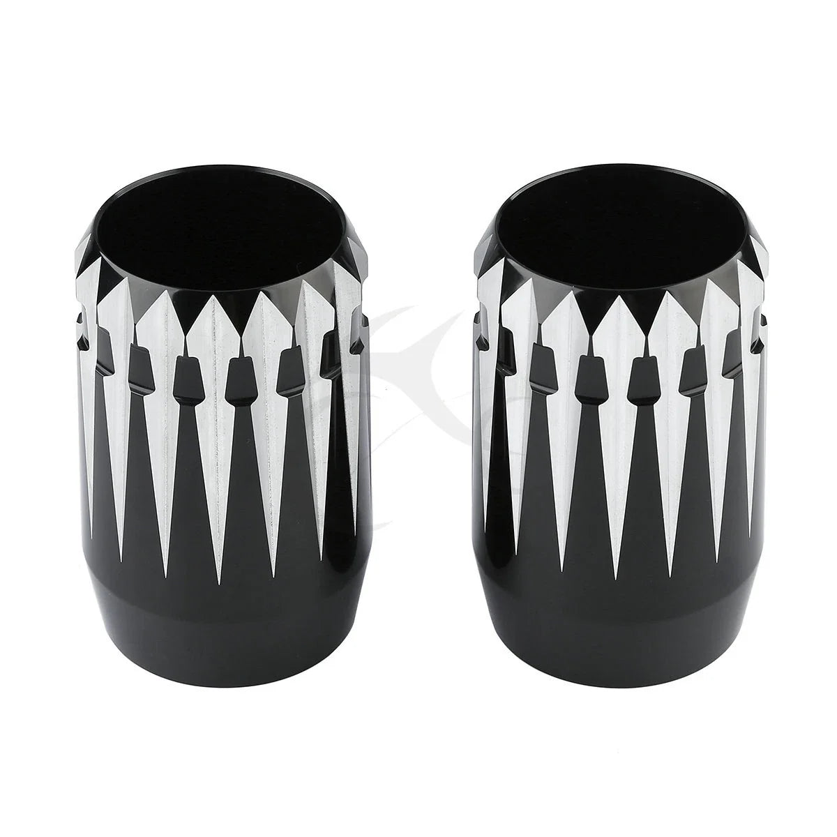 Aluminum Upper Fork Slider Covers for Harley Road King Electra Glide (1984–2013)