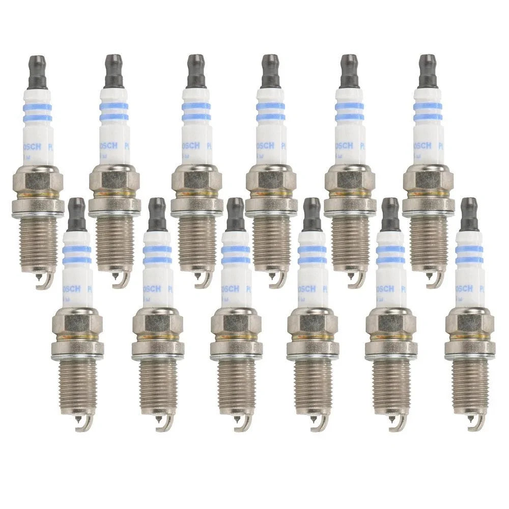 Set of 12 Spark Plugs 6702 Bosch Platinum for Hyundai Accent Azera Kia Optima (2000–2023)