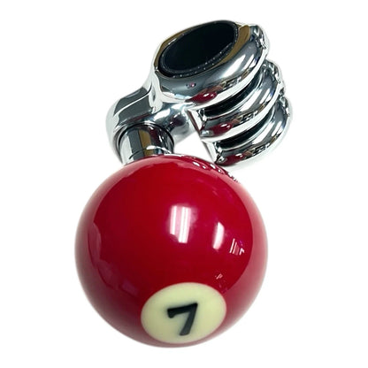 Steering Wheel Spinner Knob Suicide Type for Burgundy 7 Pool Ball (Fits)