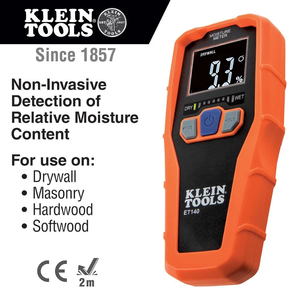 Klein Tools ET140 Pinless Moisture Meter for One Size