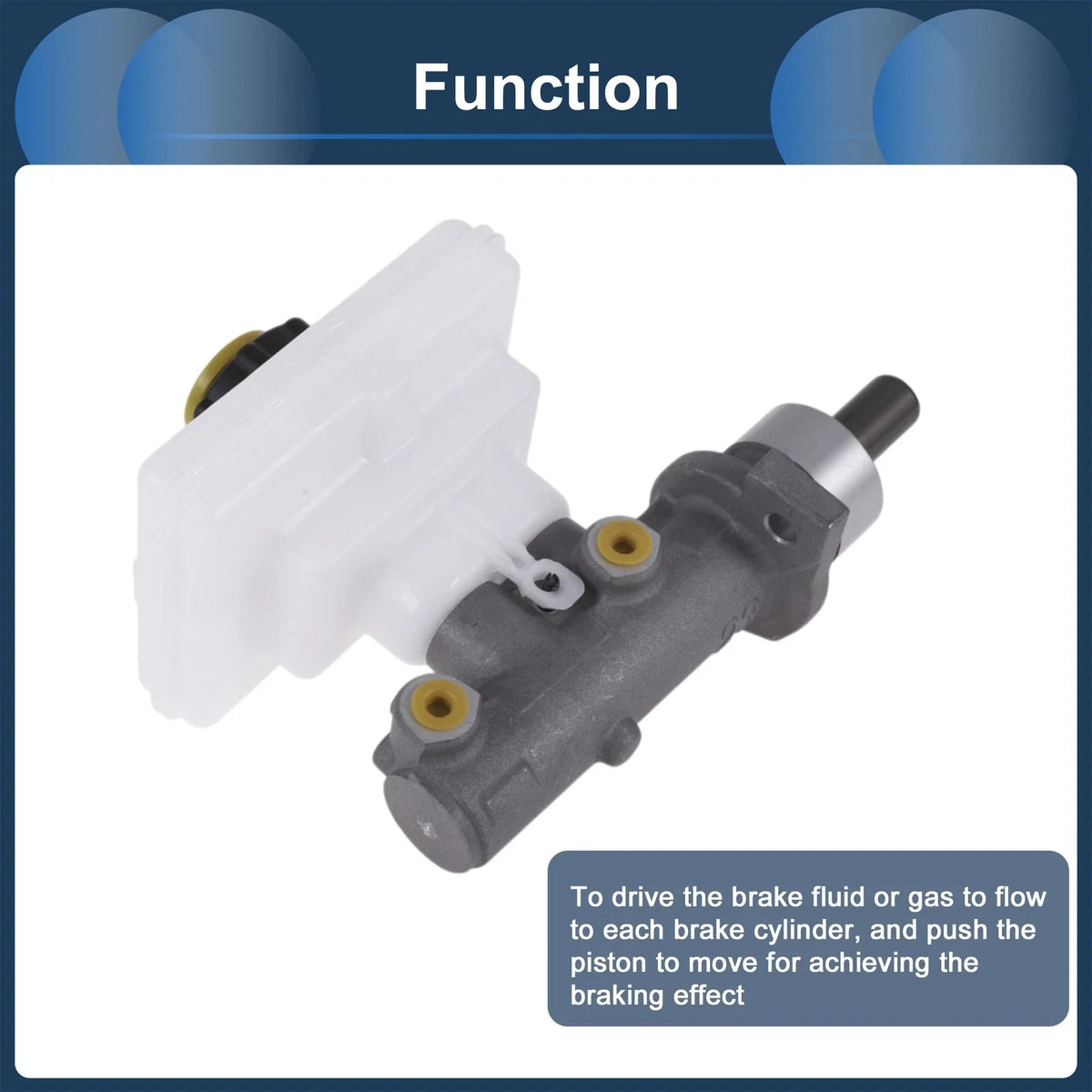Brake Master Cylinder with Reservoir No. 1047660 for Ford Transit MK5 (1997–2000)