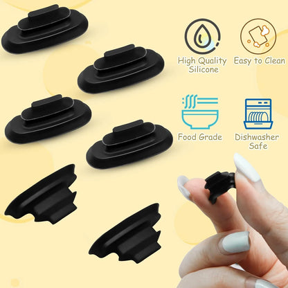 Set of 6 Rubber Lid Seal Replacement for Contigo West Loop Mug