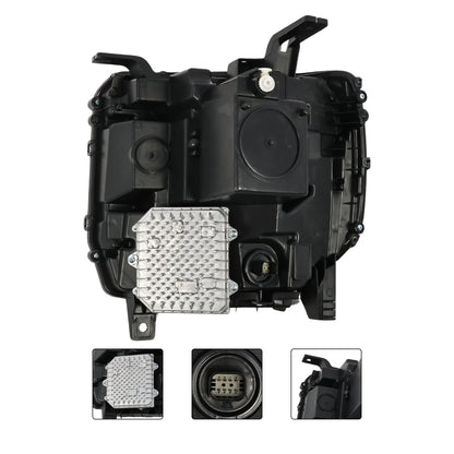 Full LED Projector Headlight for GMC Sierra 1500 (2016–2018) GM2503459, 84046789, 23306130, 23395604, 23506753