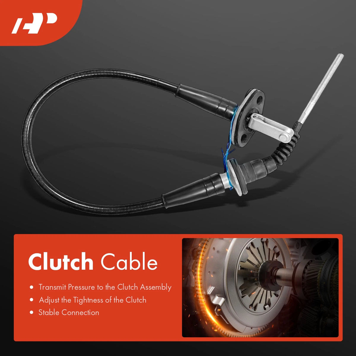 Clutch Cable for Chevrolet Metro (1998–2000) - 2371060B10, 96060189, Y781