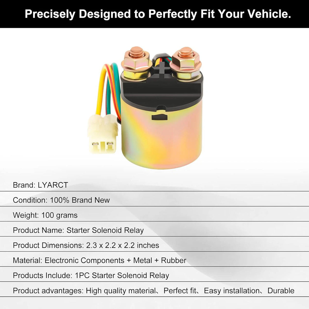 Starter Solenoid Relay Switch for Honda TRX 300 350 500 (35850-HN7-003)