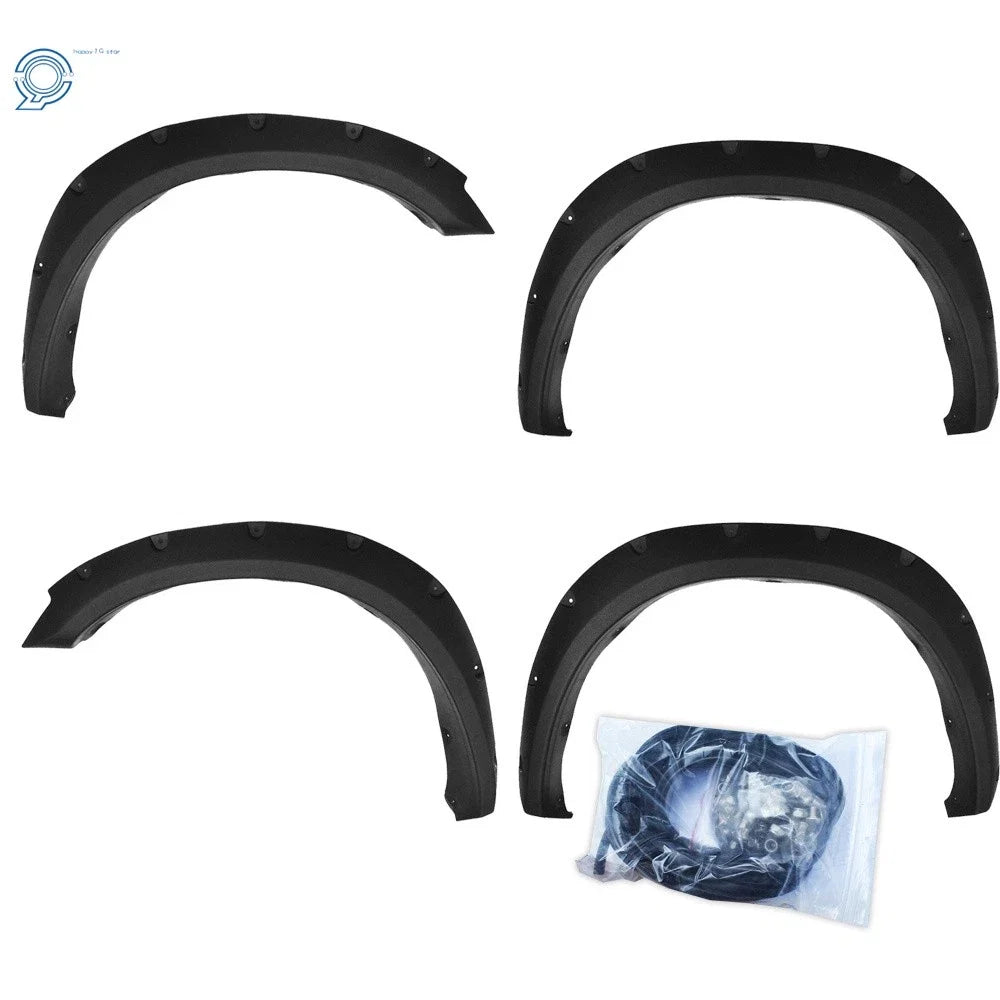 Pocket Style Rivet Bolt On Fender Flares for Dodge Ram 2500/3500 (2010–2017)