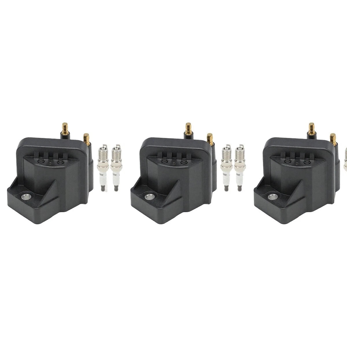 Set of 9 Ignition Coil and Spark Plug Kits for Olds Cutlass Le Sabre Skylark (1989) - 18100886, DR39, TR55