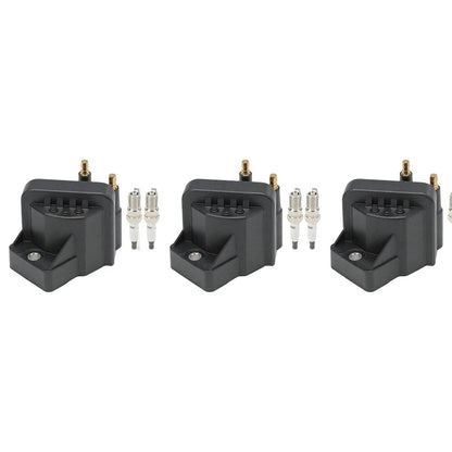 Set of 9 Ignition Coil and Spark Plug Kits for Olds Cutlass Le Sabre Skylark (1989) - 18100886, DR39, TR55