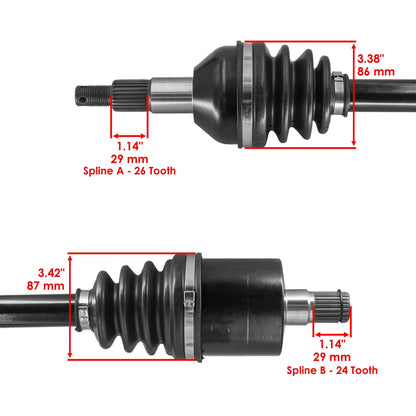 Celox Rear Right CV Joint Axle for Can-Am Outlander 650 (2019–2022) AX453 - AA, 705502711