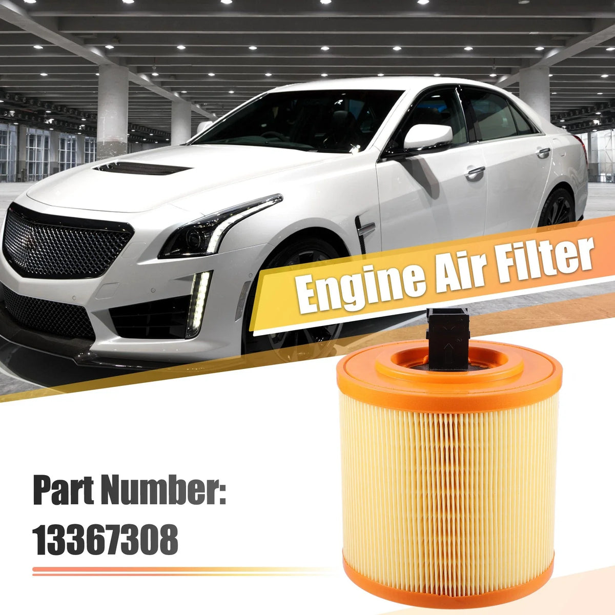 Engine Air Filter for Chevrolet Cruze 1.4L, Cadillac ATS 3.6L (2016–2019) 13367308