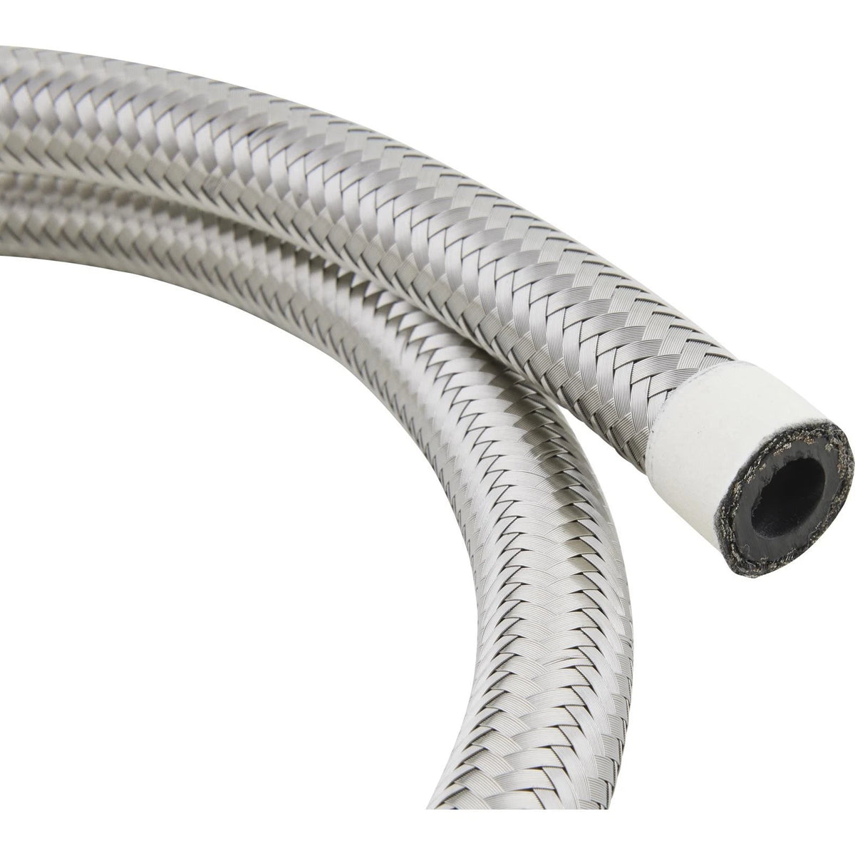 15 Ft. -6 AN Stainless Steel Braided Hose Line for Speedway (620306-15)