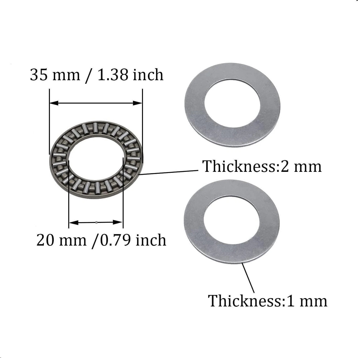 8X Front Wheel Bushing to Bearing Conversion Kit for