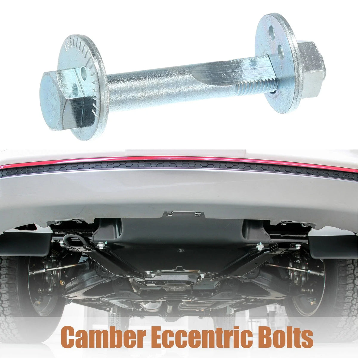 Set of 2 Eccentric Alignment Camber Bolts for Mitsubishi Lancer (2002–2006) No.MR333373