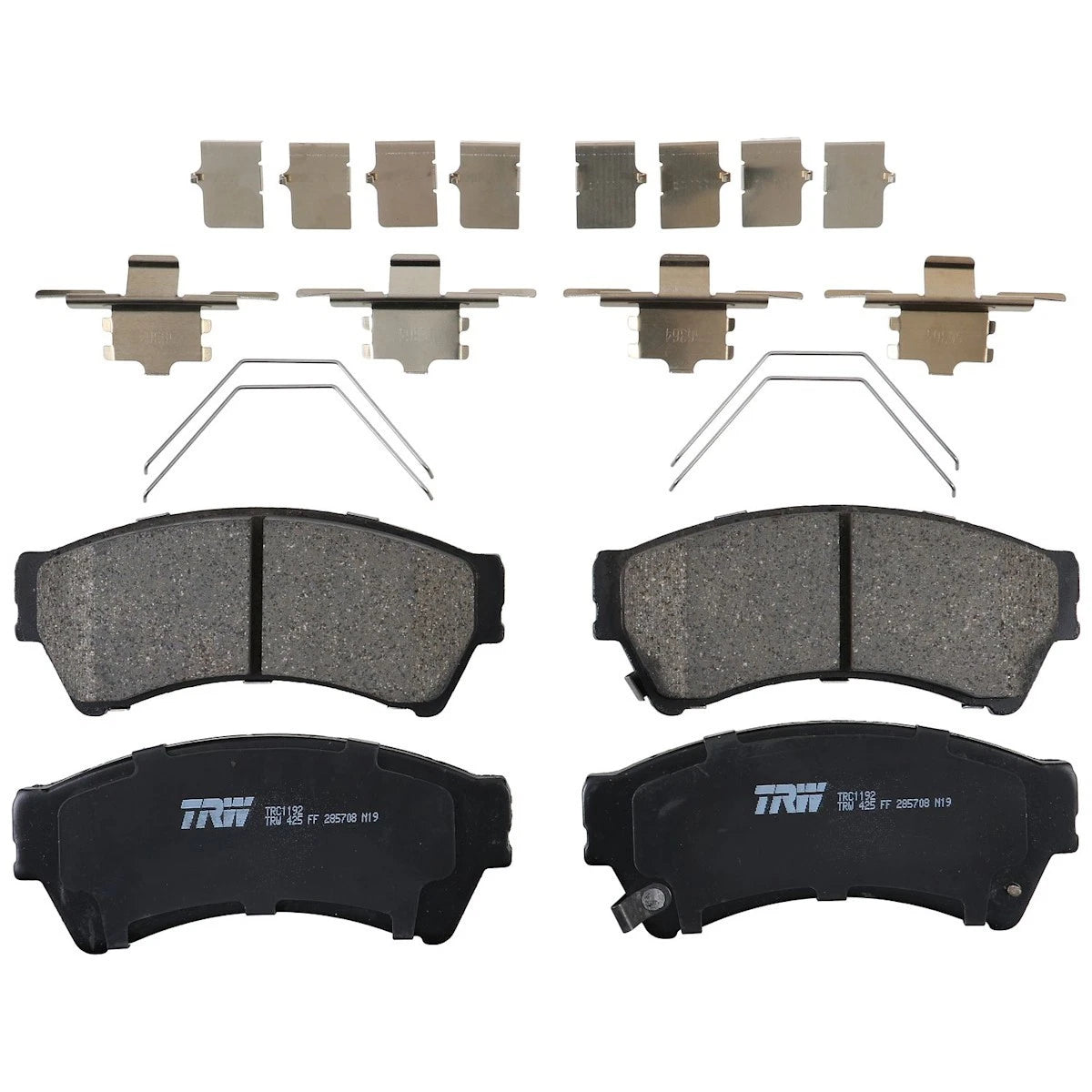 2X Brake Pad Set Front for Mazda 6 (2006–2007) TRC1192