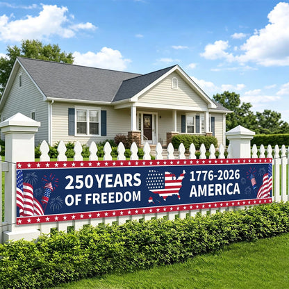 Set of 4 Large Garden Banners for USA 250th Anniversary (2026)
