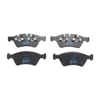 Set of 4 Hella Front Low-Metallic Brake Pads for MB W211 S211 W463 W164 W251
