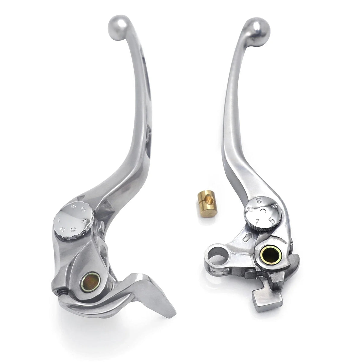 L/R Silver Brake Clutch Hand Lever for Suzuki GSX-R 1000 (2007–2008)