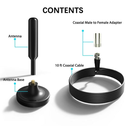 Digital TV Antenna for Indoor HDTV (4K HD 1080P)
