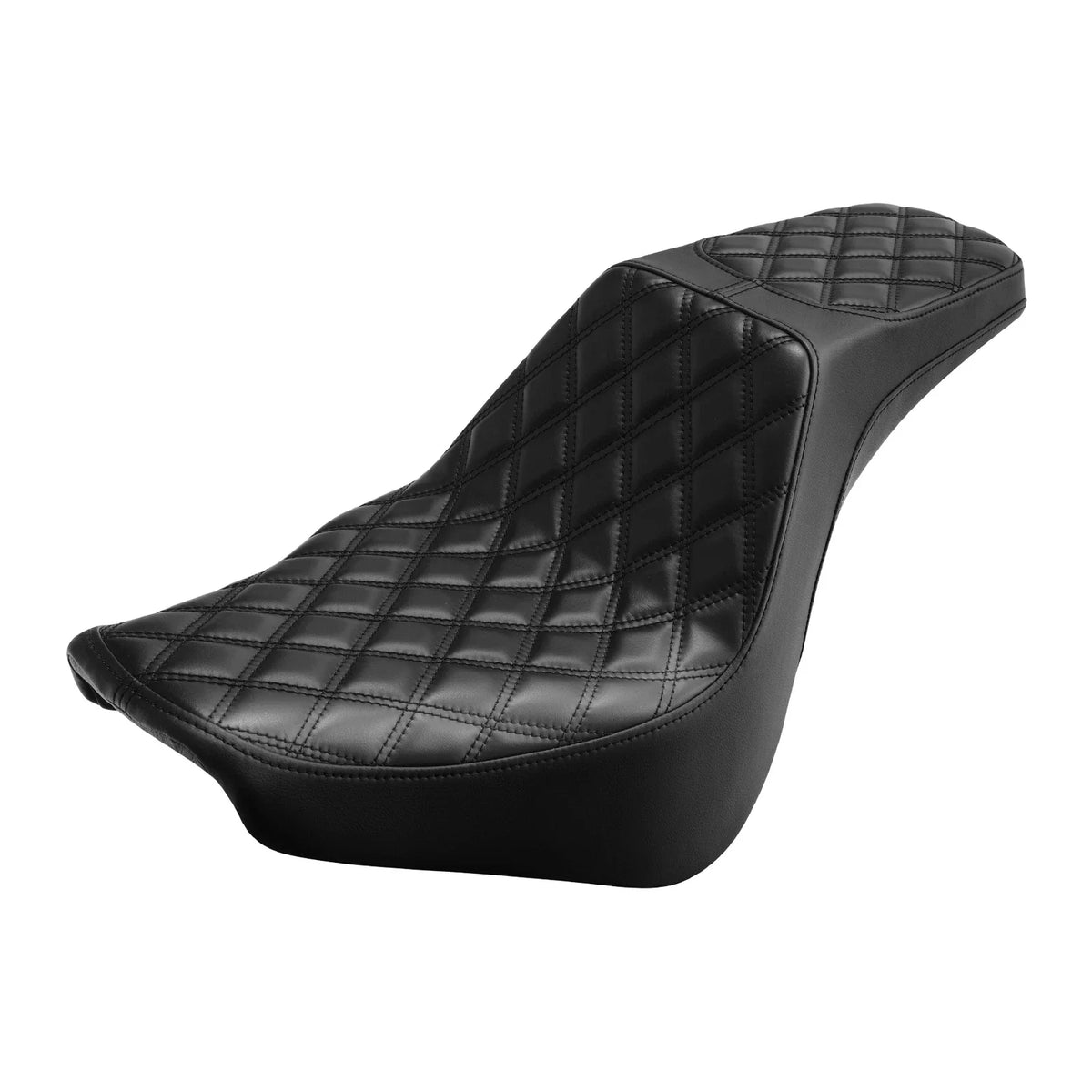 Black Driver Rider Passenger Seat for Harley Softail Street Bob FXBB (2018–2025)
