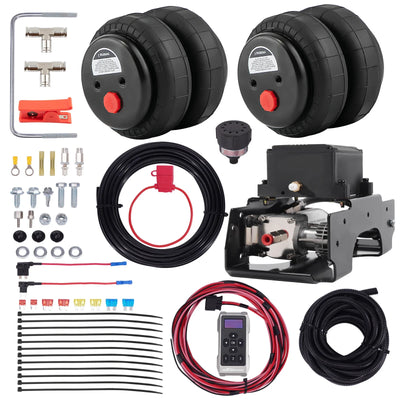 Air Suspension Bags with Wireless Compressor Kit for Ford F150 F250 (2015–2023)