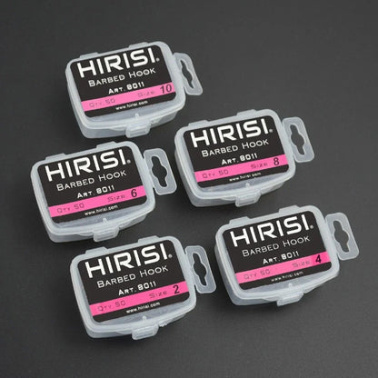50pcs Curve Shank Hair Rigs for Carp Fishing