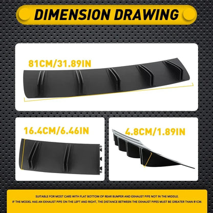 Rear Diffuser Fins for Cadillac CTS XTS ATS CT4 CT5 (2014–2023)
