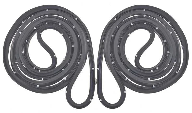 Door Frame Weatherstrip Seals Replacement Kit for 1961-1964 GM Full Size Sedan