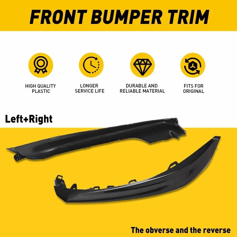 2X Front Bumper Lower Grill Trim Molding for Toyota Camry (2018–2020)