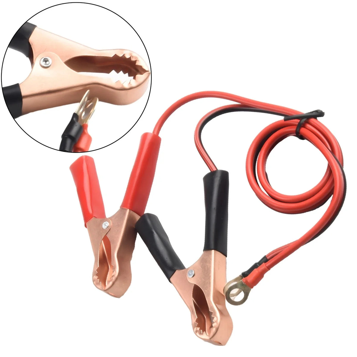 2X 50AMP Battery Inverter Wire Power Transfer Cable Clip for Car