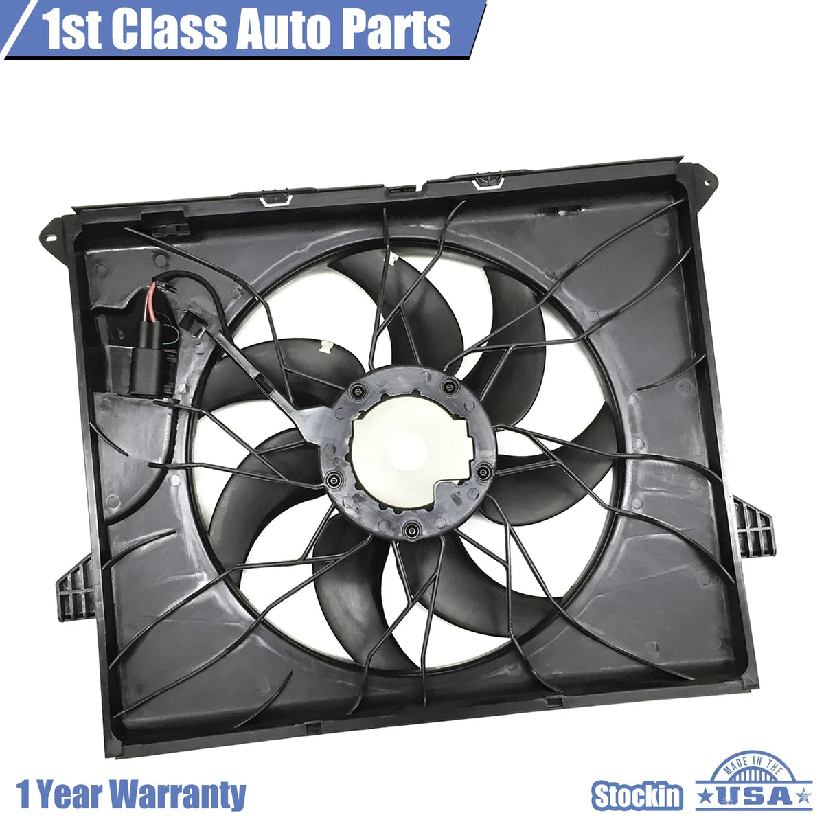 Radiator Cooling Fan Assembly for Mercedes Benz ML350 ML450 ML500 R320 R350 R500 (2006–2011)
