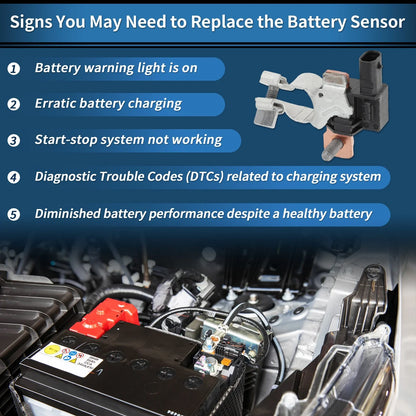 Battery Sensor Monitor Module for Chevrolet Malibu 1.5 (2018–2025)