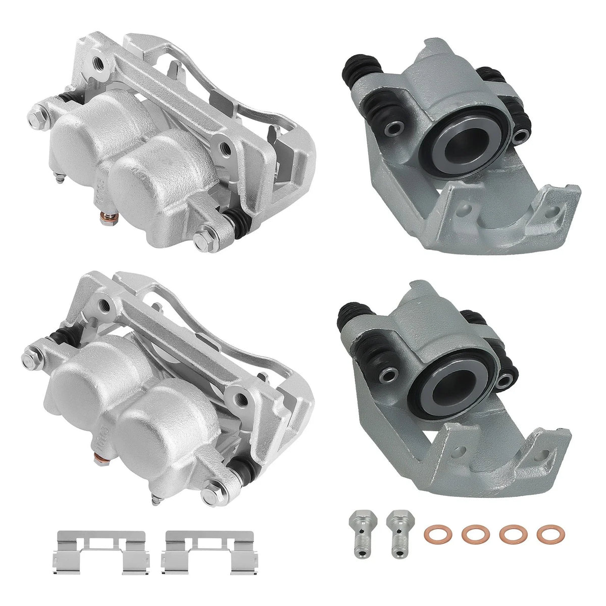Set of 4 Brake Caliper Complete Assembly for Ford F-150 (2005–2008) Lincoln Mark LT (2006–2008)